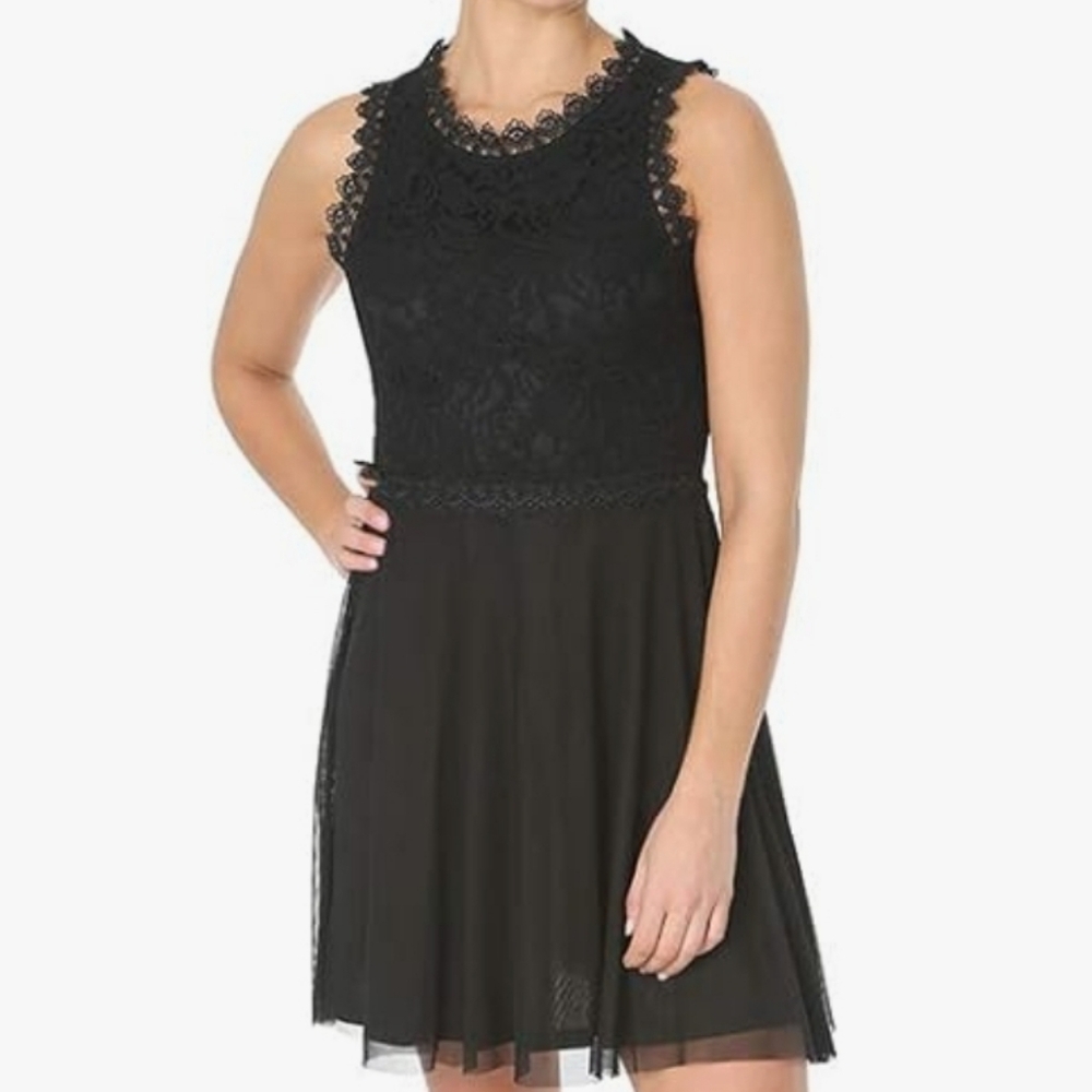 NWT JUMP Women's Floral Lace Party Dress 3/4